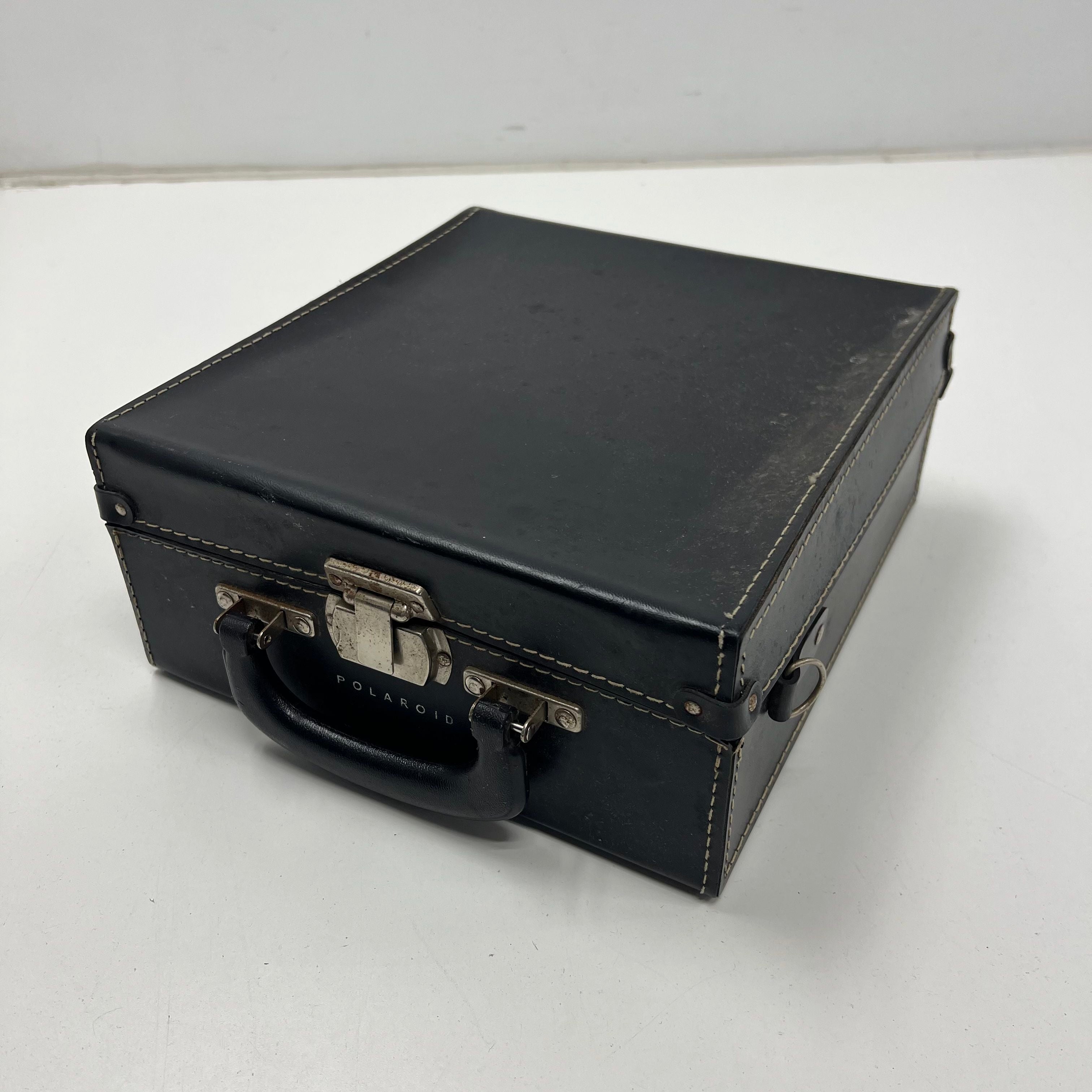 Vintage Polaroid Automatic 230 Land Camera Instant Film with Case Flash Manuals