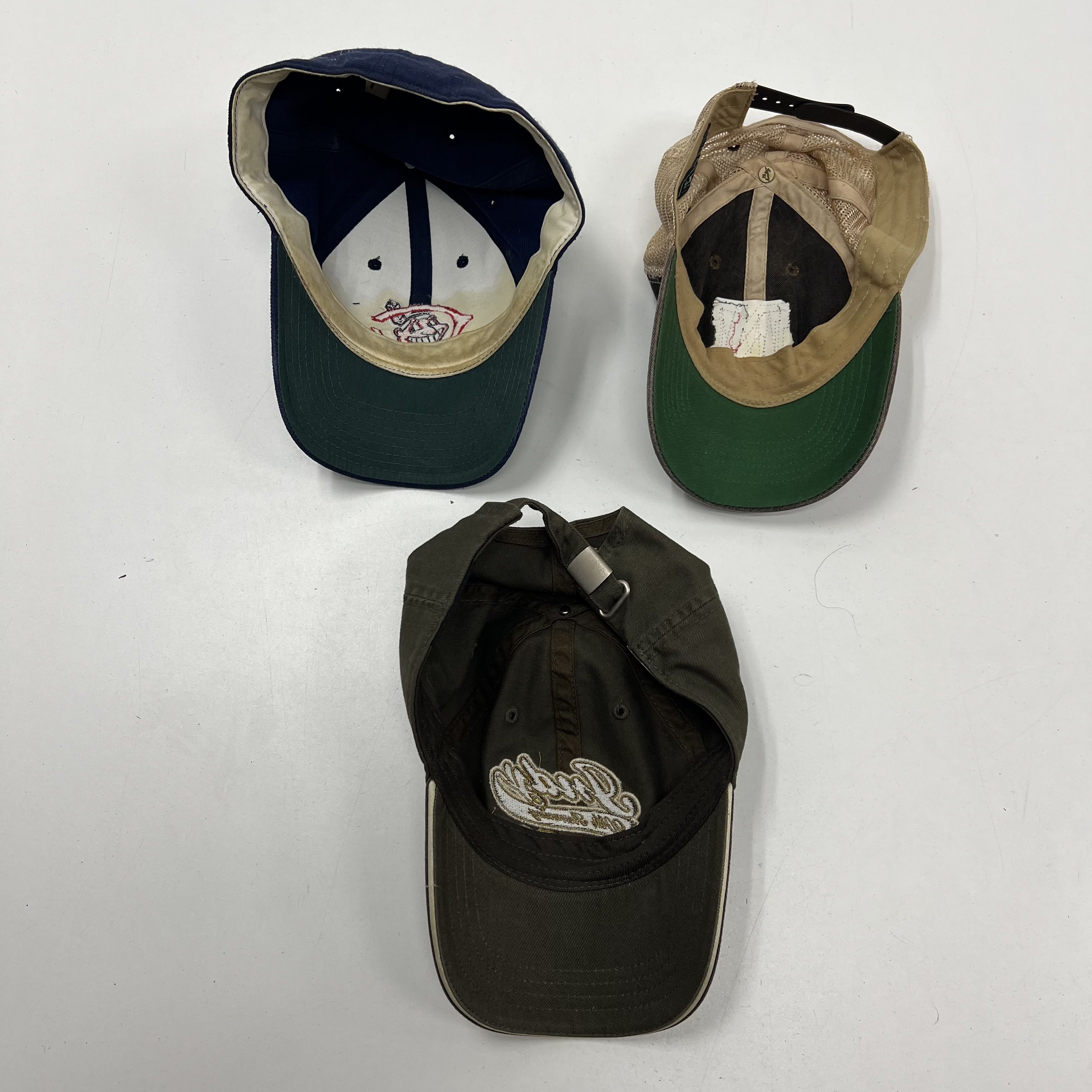 Sports Hat Lot 3 Cleveland Indians Chief Wahoo Nebraska Cornhuskers Indy 500
