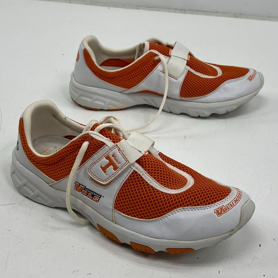 Piro Tennessee Volunteers White Orange Sneakers w/ Bag Men's Size 10.5
