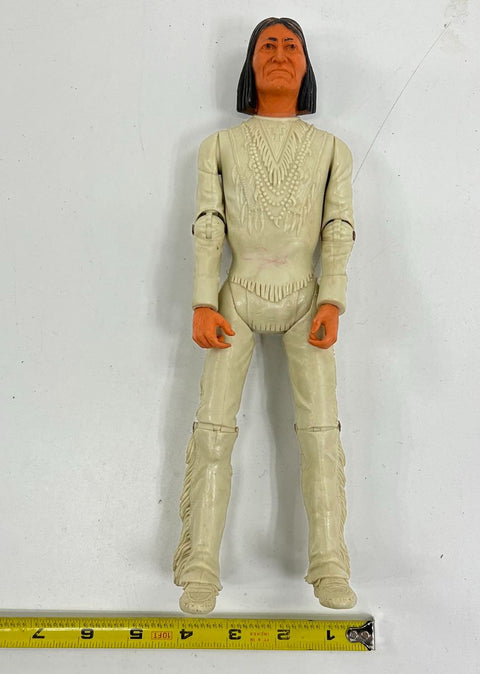 1967 Marx Toys Johnny West Geronimo 12 Inch Vintage Action Figure Loose