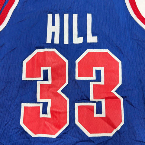 Vintage 90s Grant Hill Detroit Pistons Champion NBA Basketball Jersey Sz 36