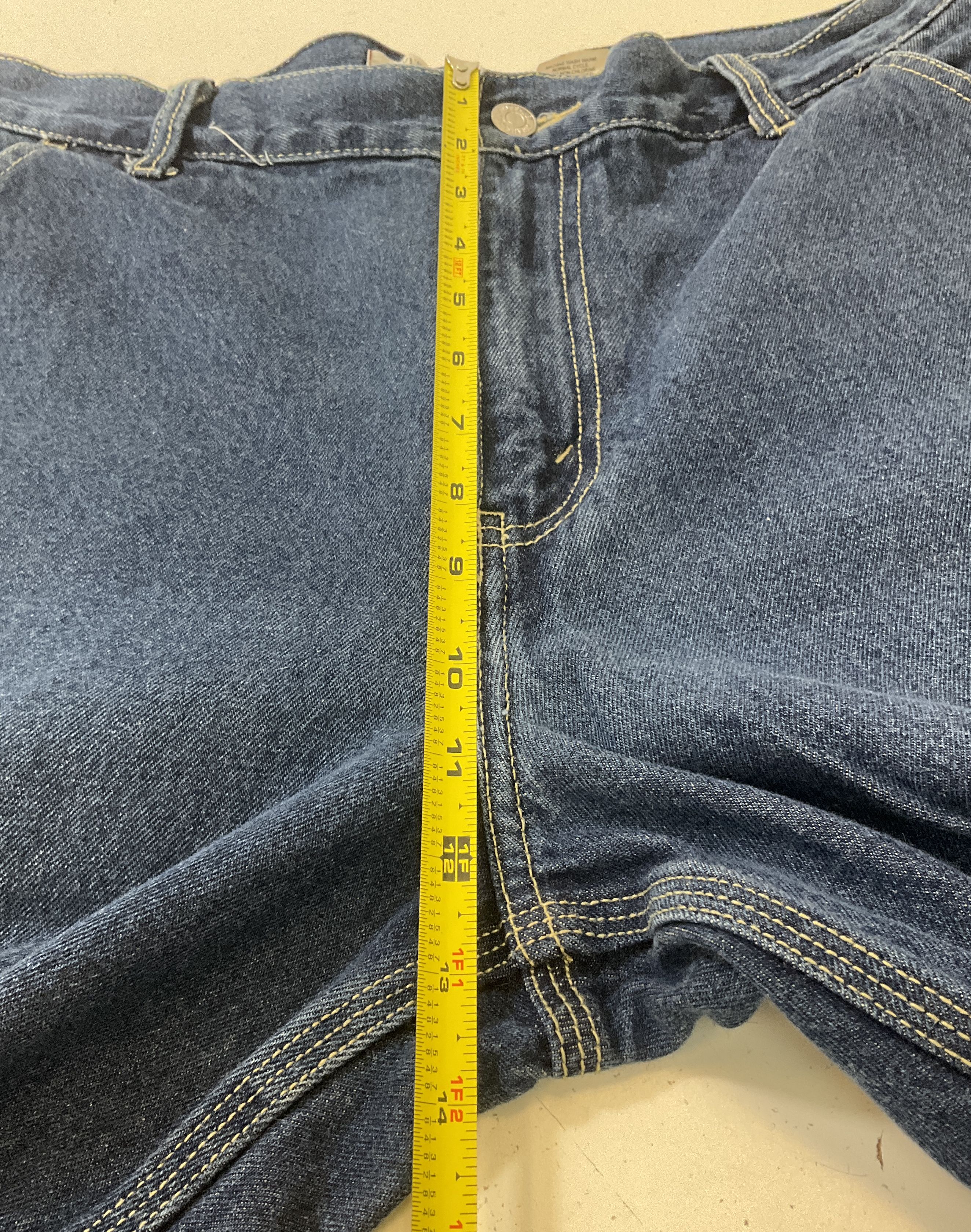 Levi's Men's Dark Wash Triple Stitch Carpenter Jeans Vintage Y2K 2001 33x34