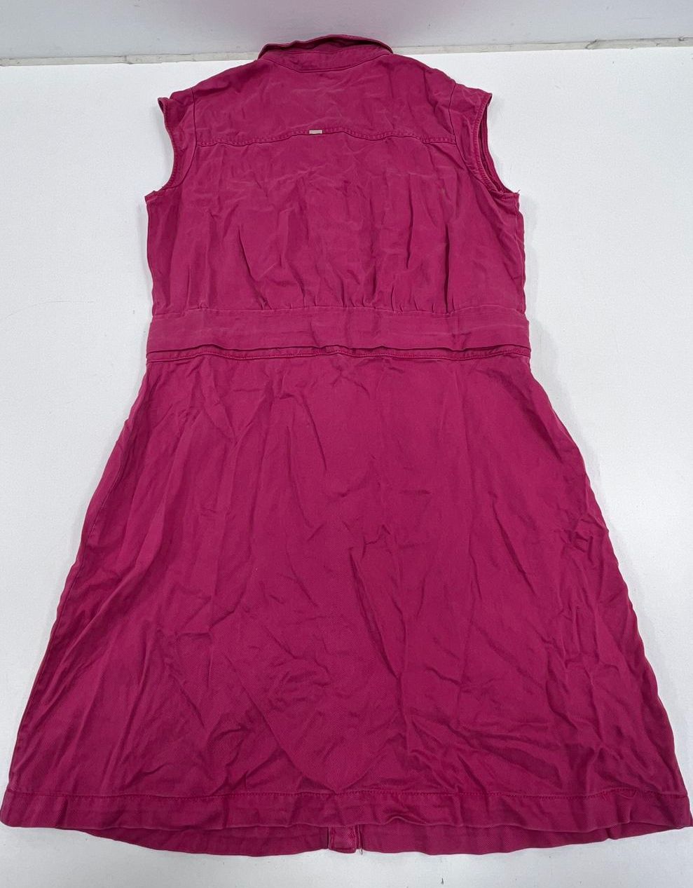 WHBM NWT Utility Knit Snap Front Shirtdress Pink Bliss Sz 18