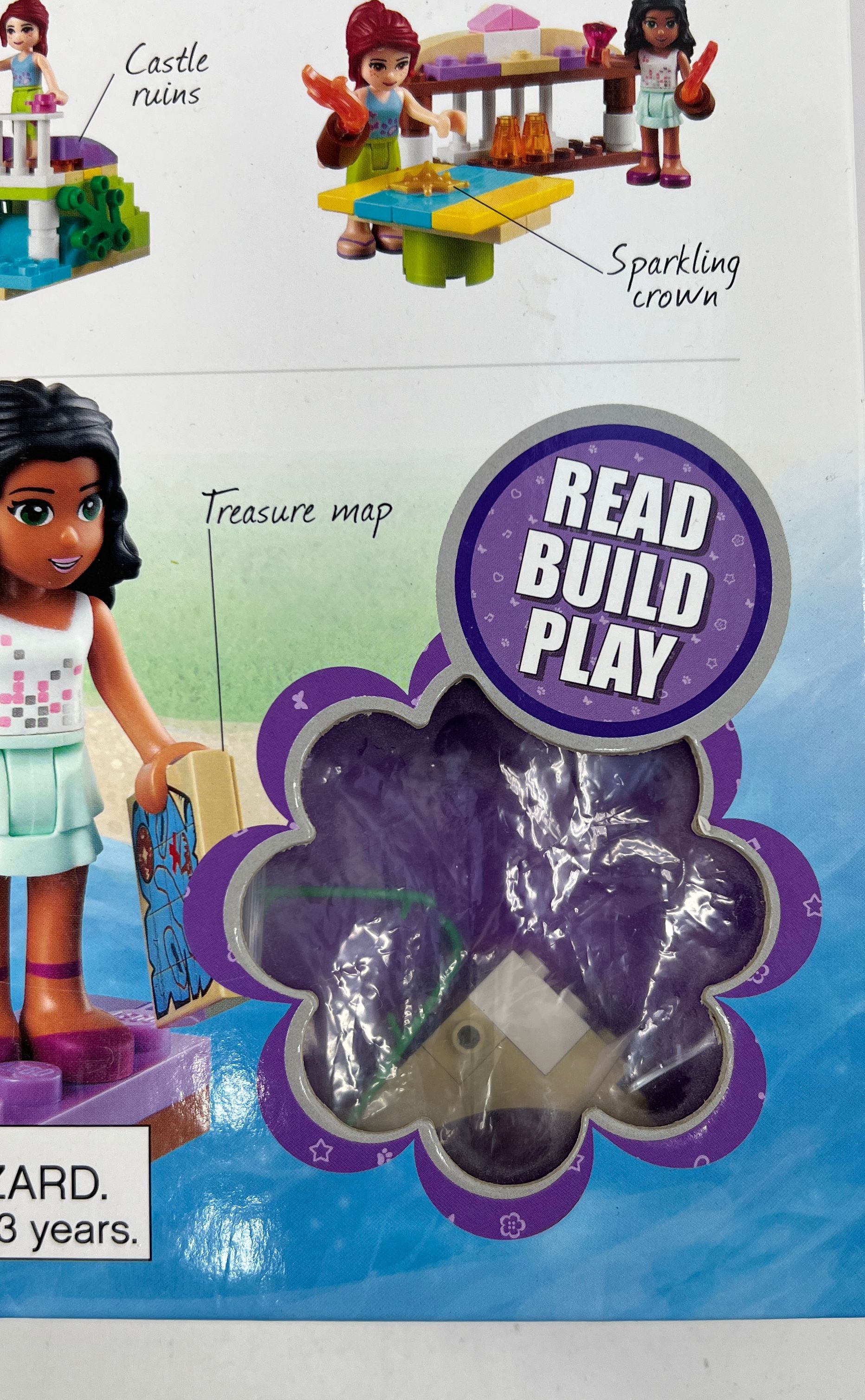 LEGO Friends BrickMaster "Treasure Hunt" Read Build Play & Assorted Bricks Lot