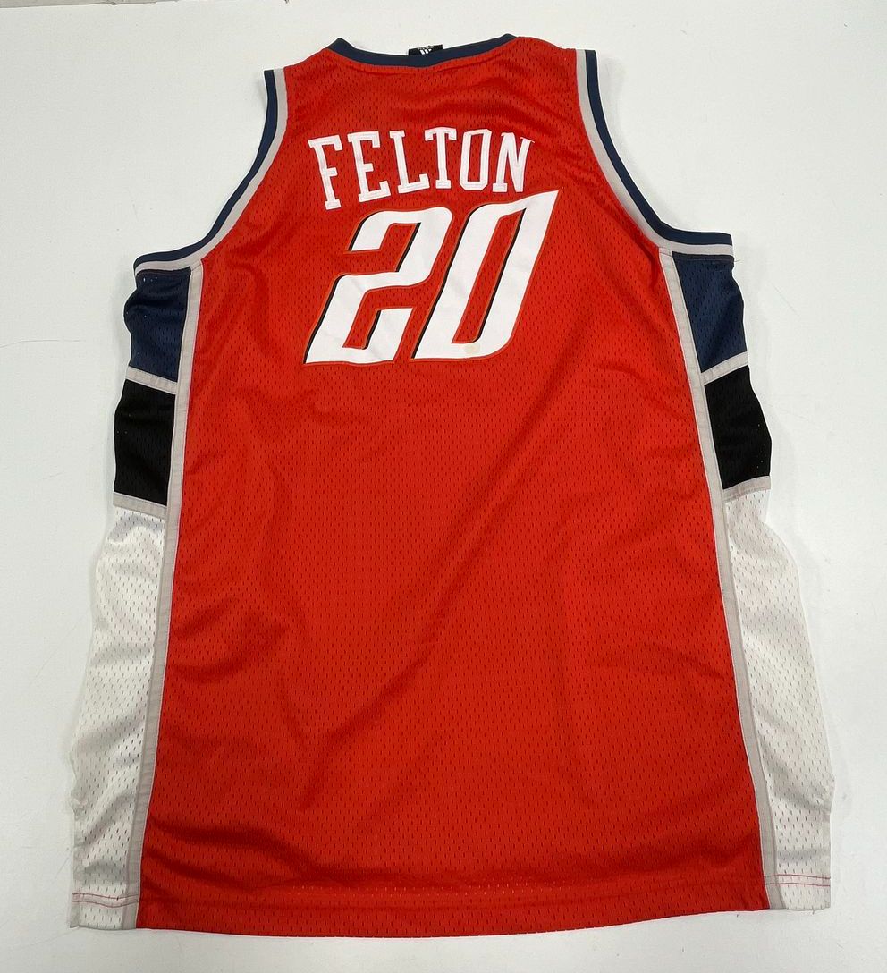 Vintage 2000s Adidas Charlotte Bobcats Raymond Felton #20 NBA Jersey Sz XXL+2
