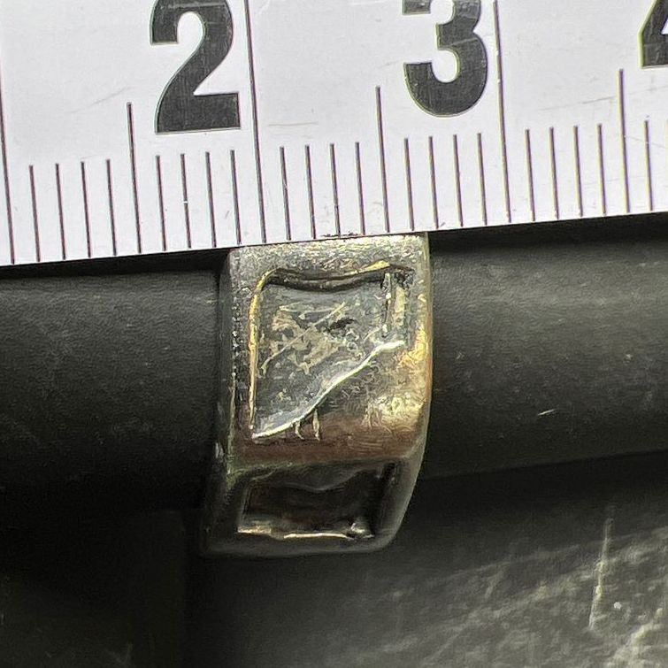 Sterling Silver Mens Unique Band Ring Size 10