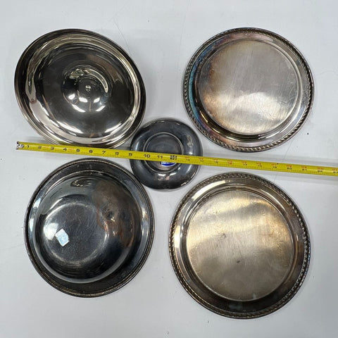 Reed & Barton International Silver Plate 11pc Lot Holloware Bowls Trays
