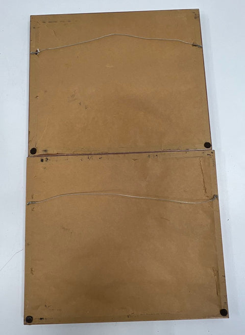 John B Moreno Lot of 2 Signed Religious Art Prints Framed Contemporary 2000s