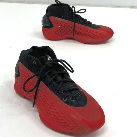 Adidas Exhibit A Victory Crimson Red Black Basketball Shoes Youth Size 5