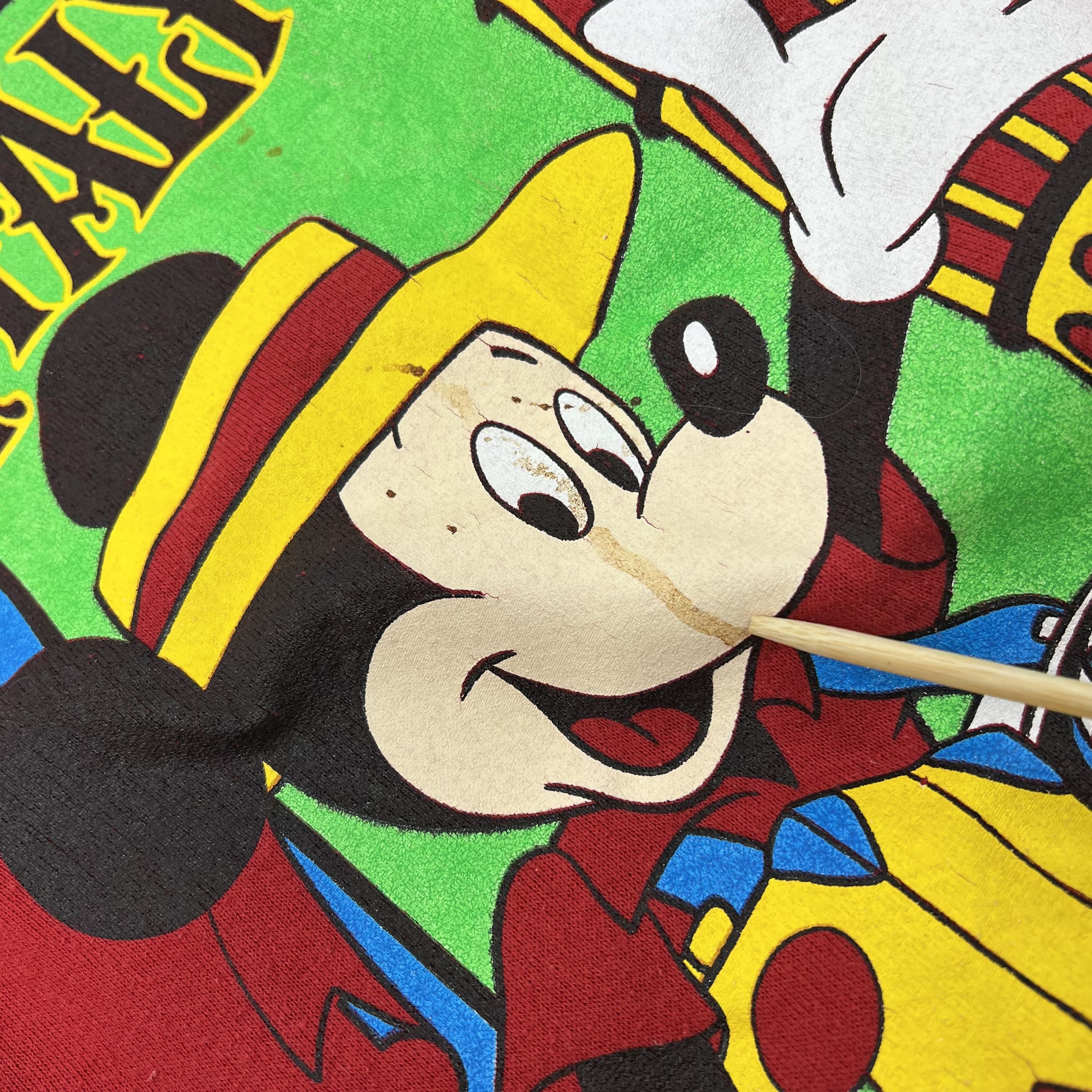 Vintage Disney Designs Mickey Mouse Crewneck Italy Epcot Center Women's XL