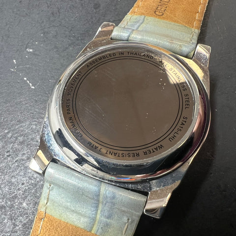 Stauer Watch STA15-LHU Automatic Self Winding Works! Leather Band