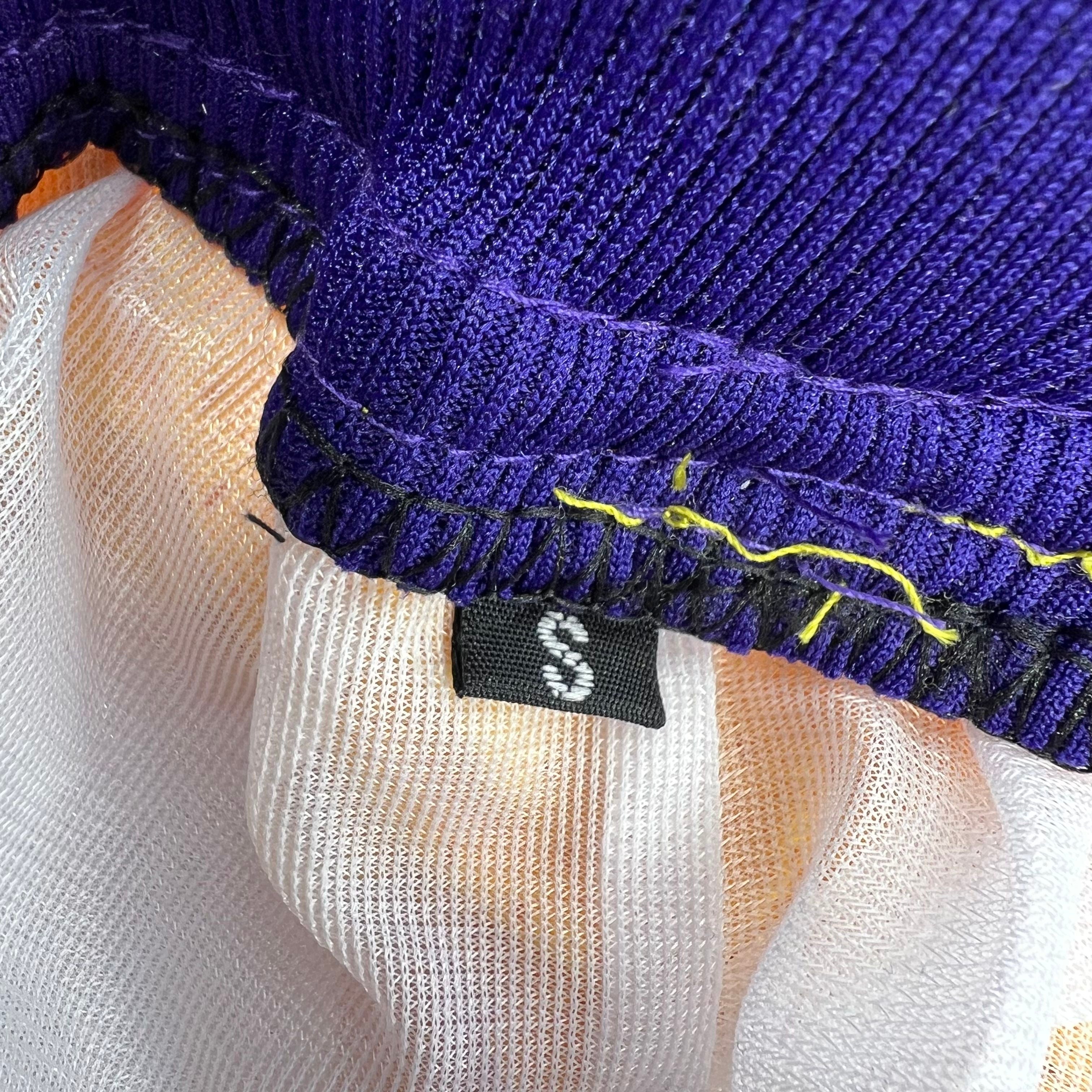 Unbranded Black Mamba Lakers Tribute Mesh Basketball Shorts Yellow Purple Men's