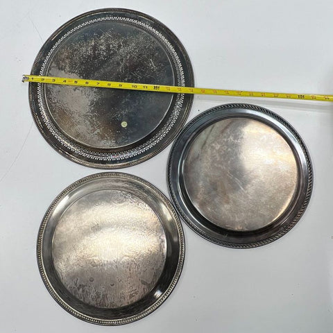 Reed & Barton International Silver Plate 11pc Lot Holloware Bowls Trays