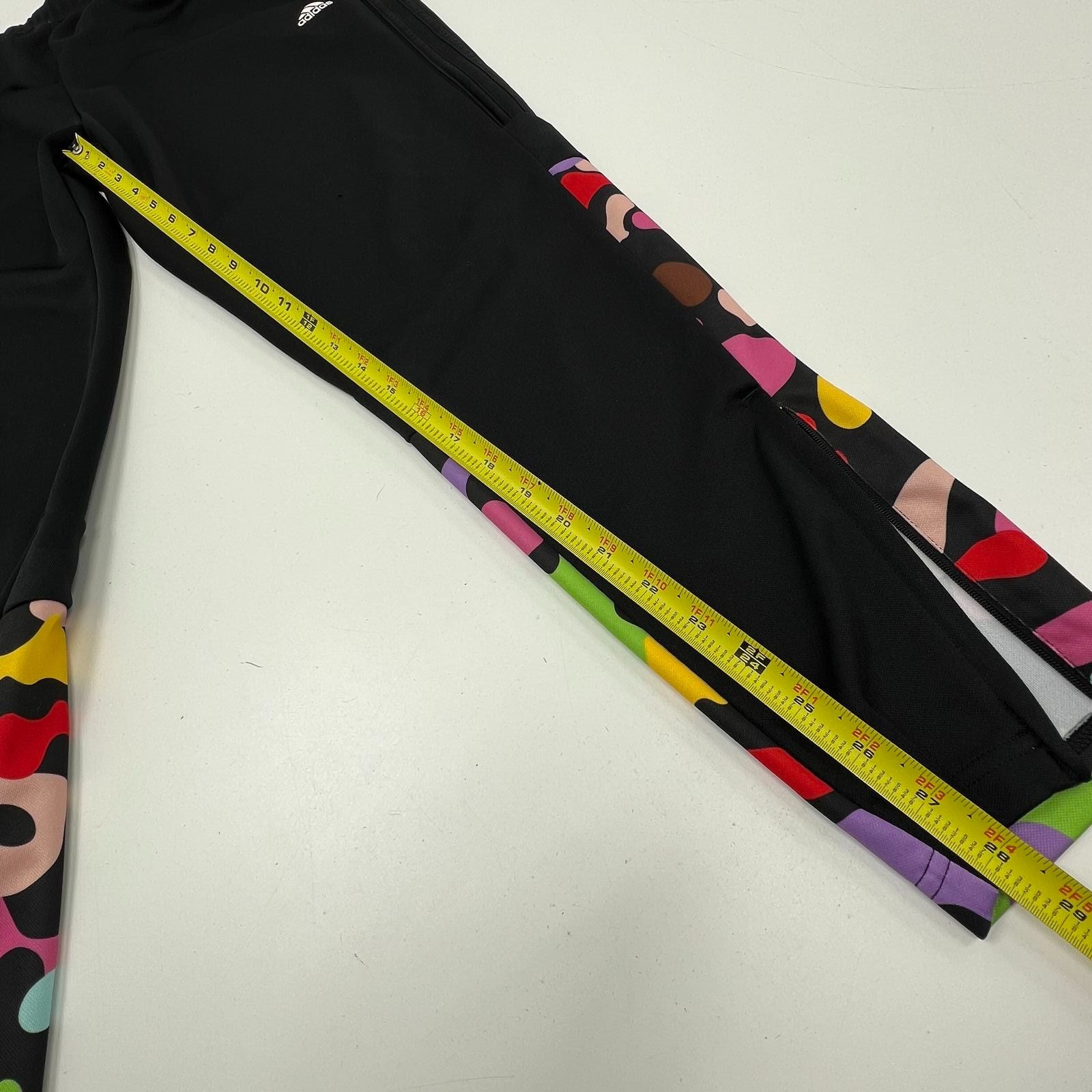 Adidas x Rich Mnisi Tiro Track Pants Black Multicolor Abstract Print Men's Size