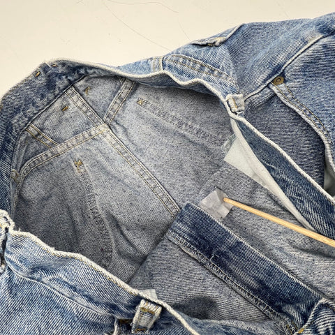 Vintage 90s Lee Light Wash High Rise Tapered Leg Mom Jeans Women's 31