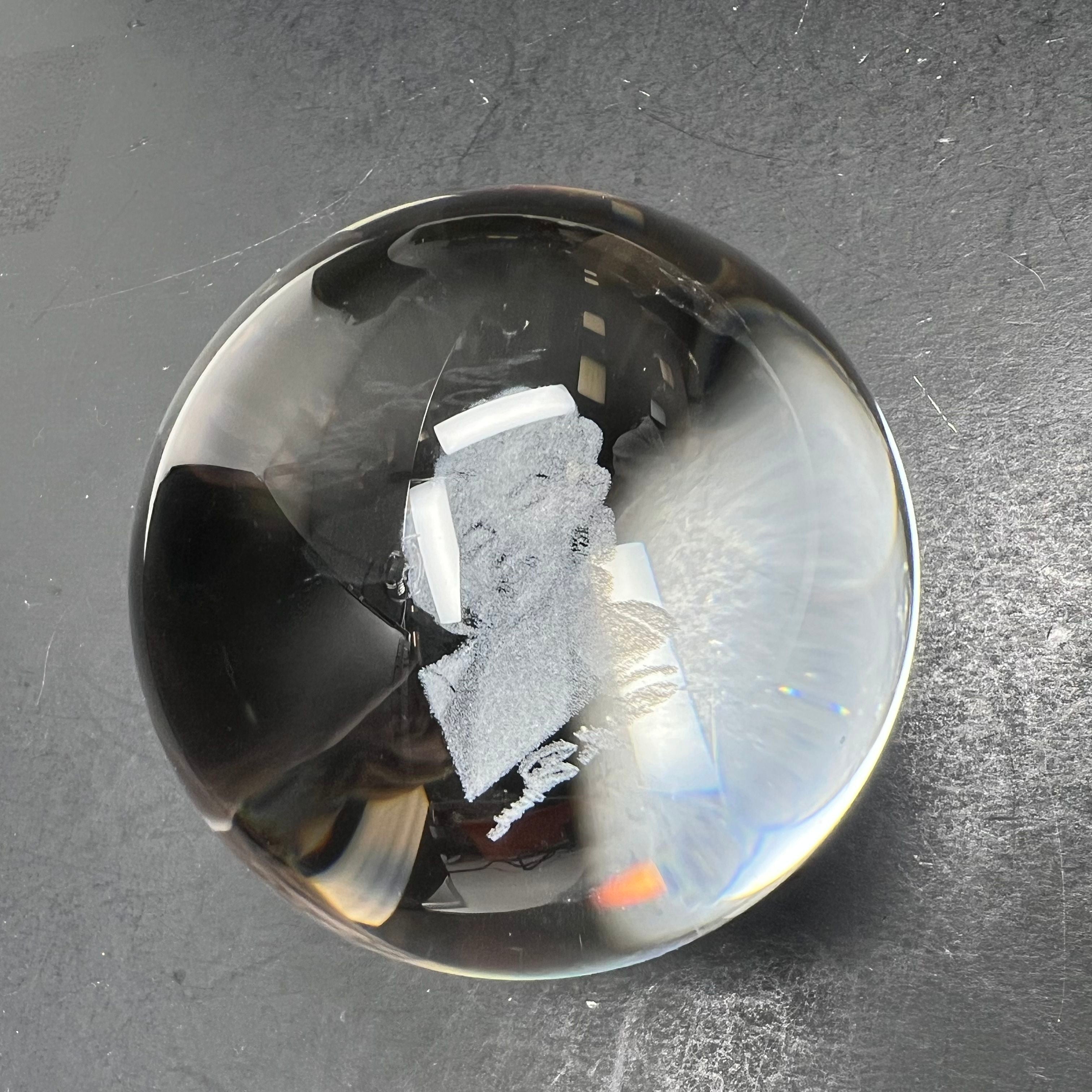Marilyn Monroe Crystal Sphere 3" 3D Laser Engraved Etched
