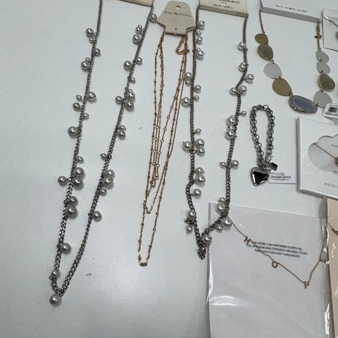 Banana Republic Loft Kim Rogers Costume Jewelry Lot of 18 Necklaces Bracelets