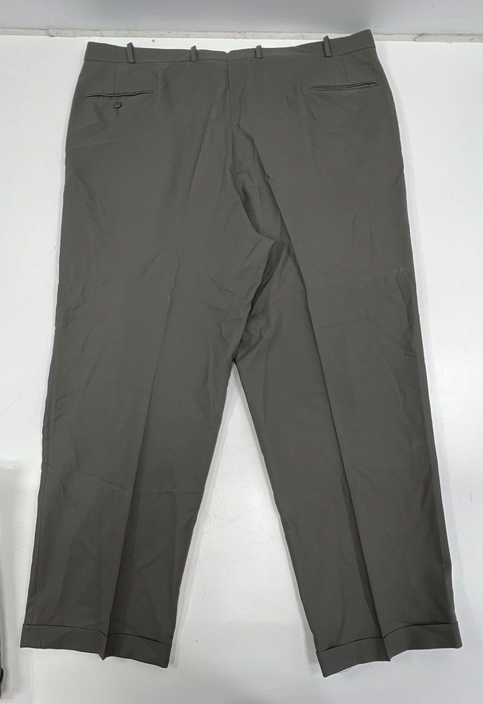 Vintage Tom James Gray Wool 2-Piece Suit Tailored in USA Men's