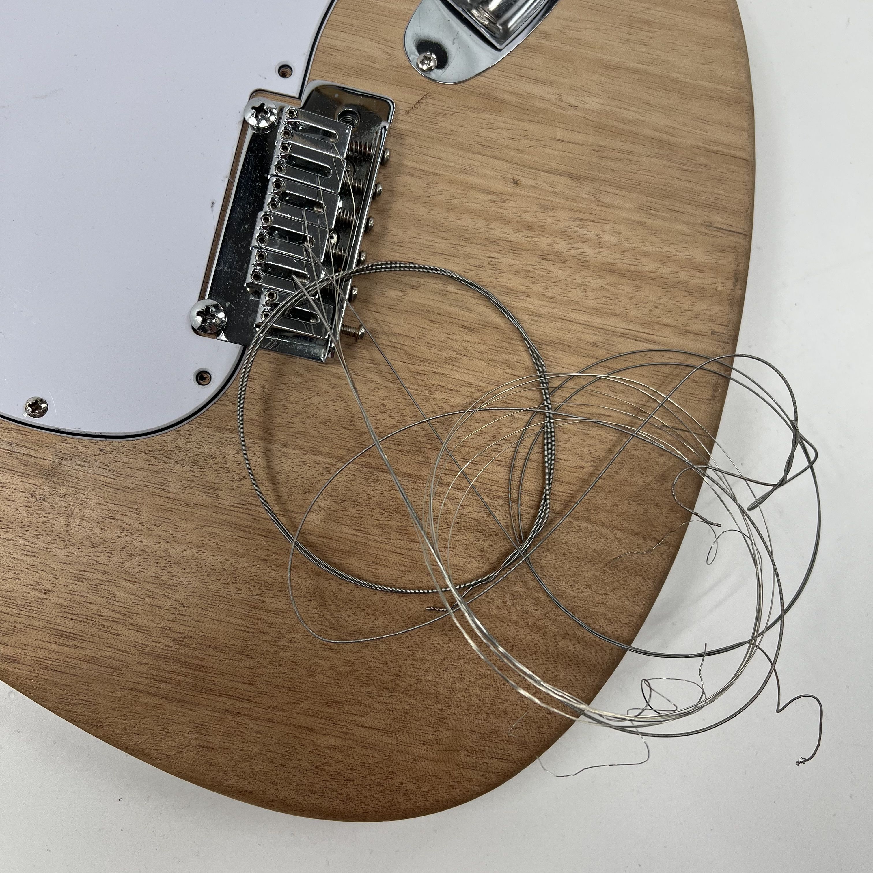 Squier Wood Electric Guitar *Needs Work*