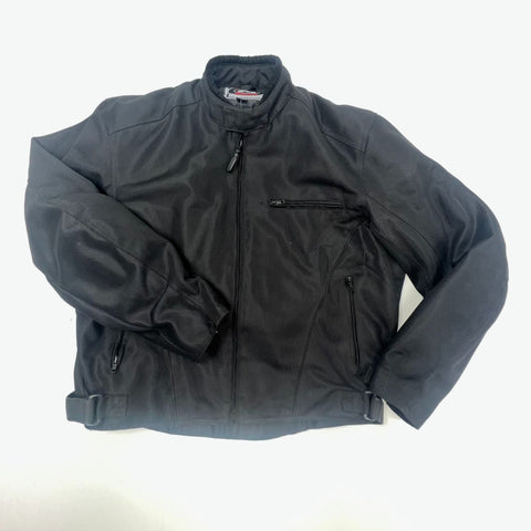 River Road Riding Motorcycle Jacket 3XL Black With Padding