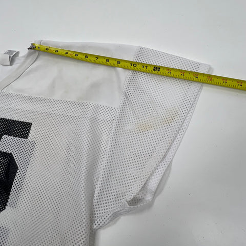 Russell Athletic White Mesh Football Practice Jersey #55 Men's Size XL