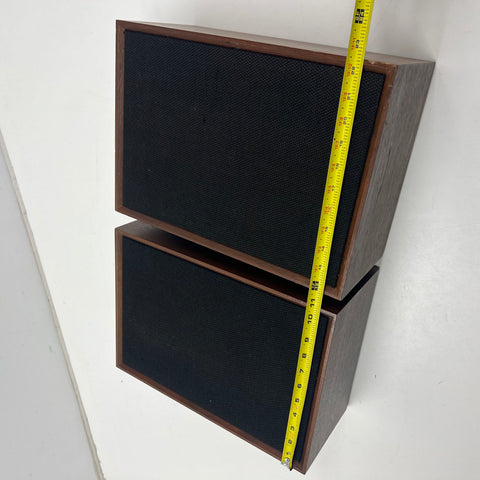 Vintage Montgomery Ward Airline GEN-6631A Bookshelf Speakers 8 Ohm 20W Pair