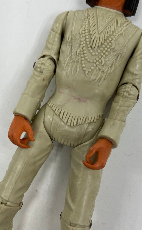 1967 Marx Toys Johnny West Geronimo 12 Inch Vintage Action Figure Loose