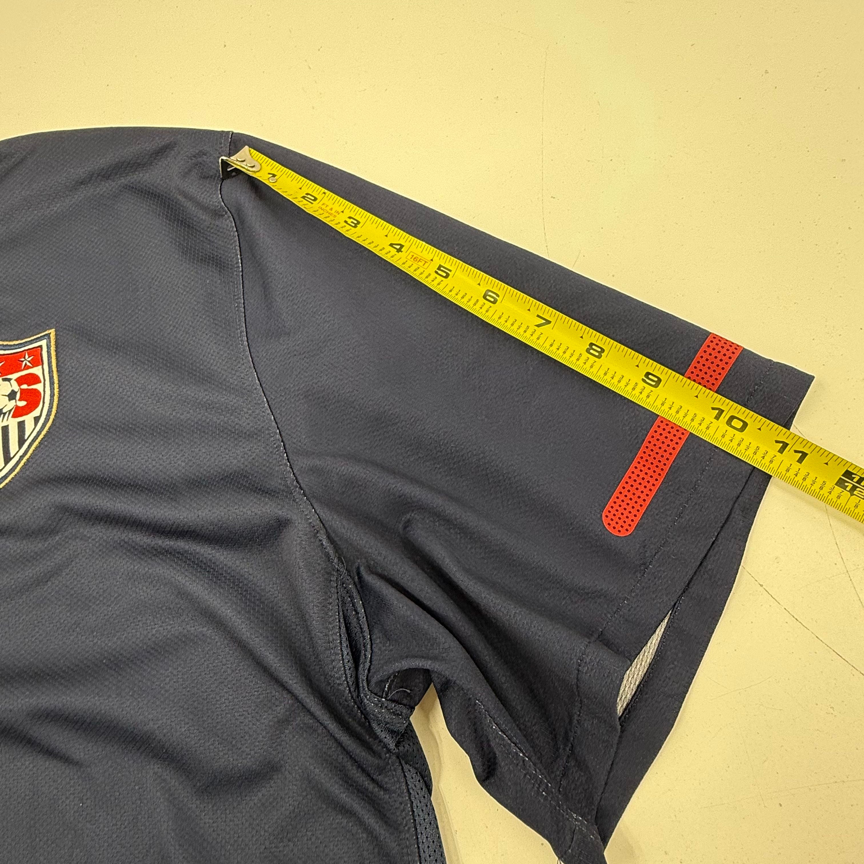 Nike USMNT 2010 Away Soccer Jersey Dri-Fit Authentic Blue Shirt Men's XXL