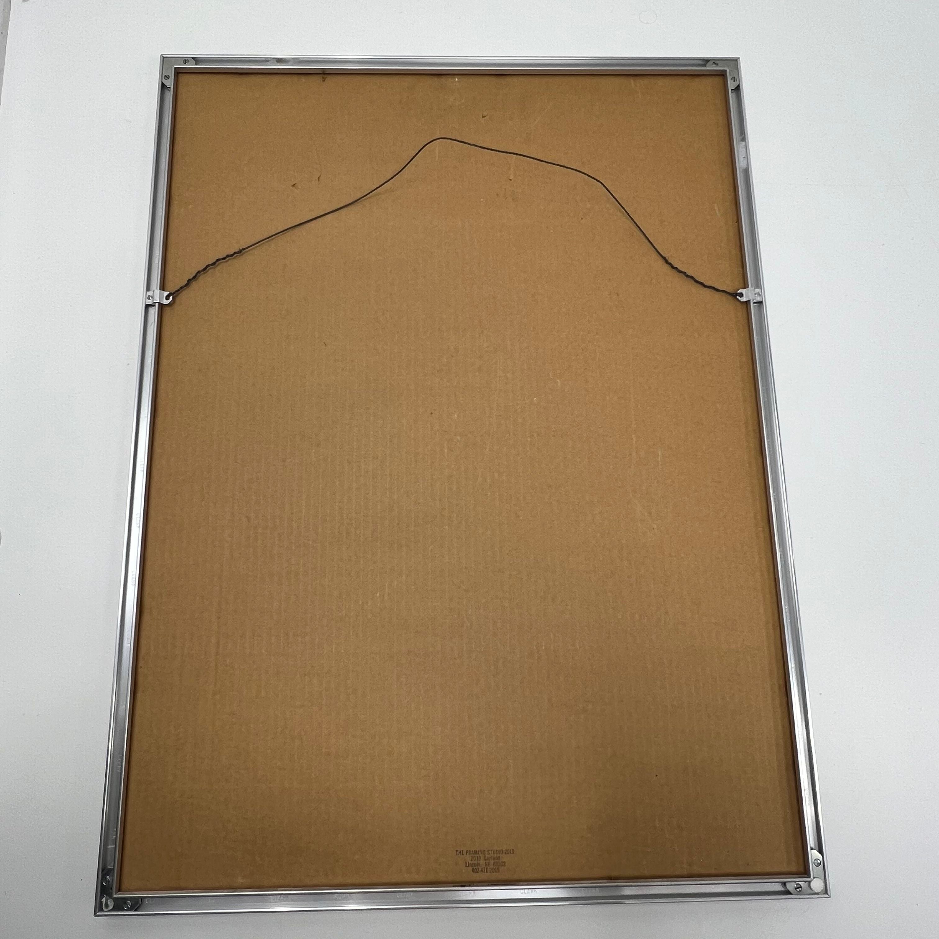 VTG Metropolitan Museum of Art Tiffany Window View of Oyster Bay Wisteria