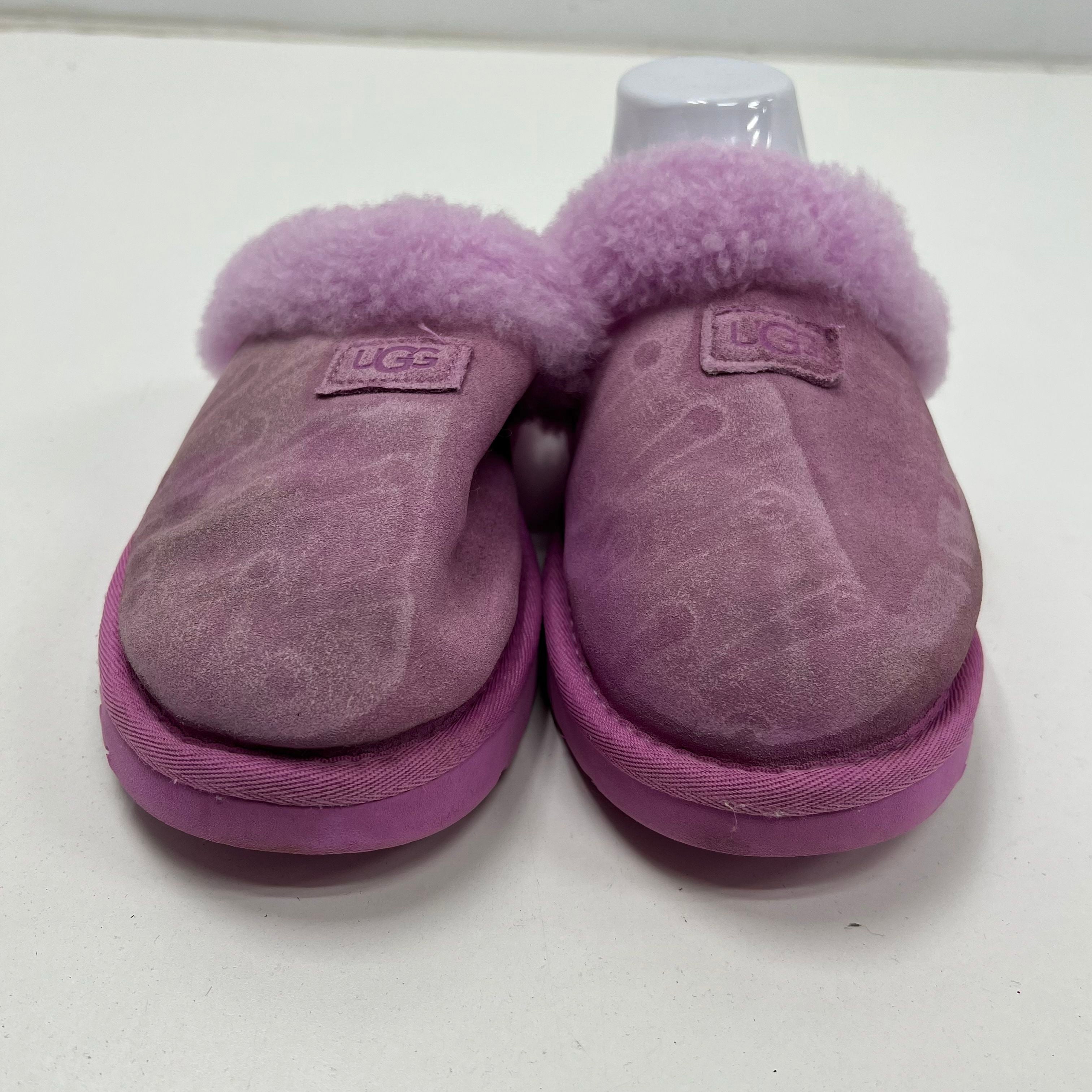 UGG Women's Cozy II Slip On Pink Slippers Size 8