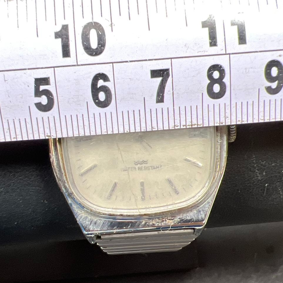Timex Automatic 1983 E Line Watch Ticking *Cracked Scuffed Crystal