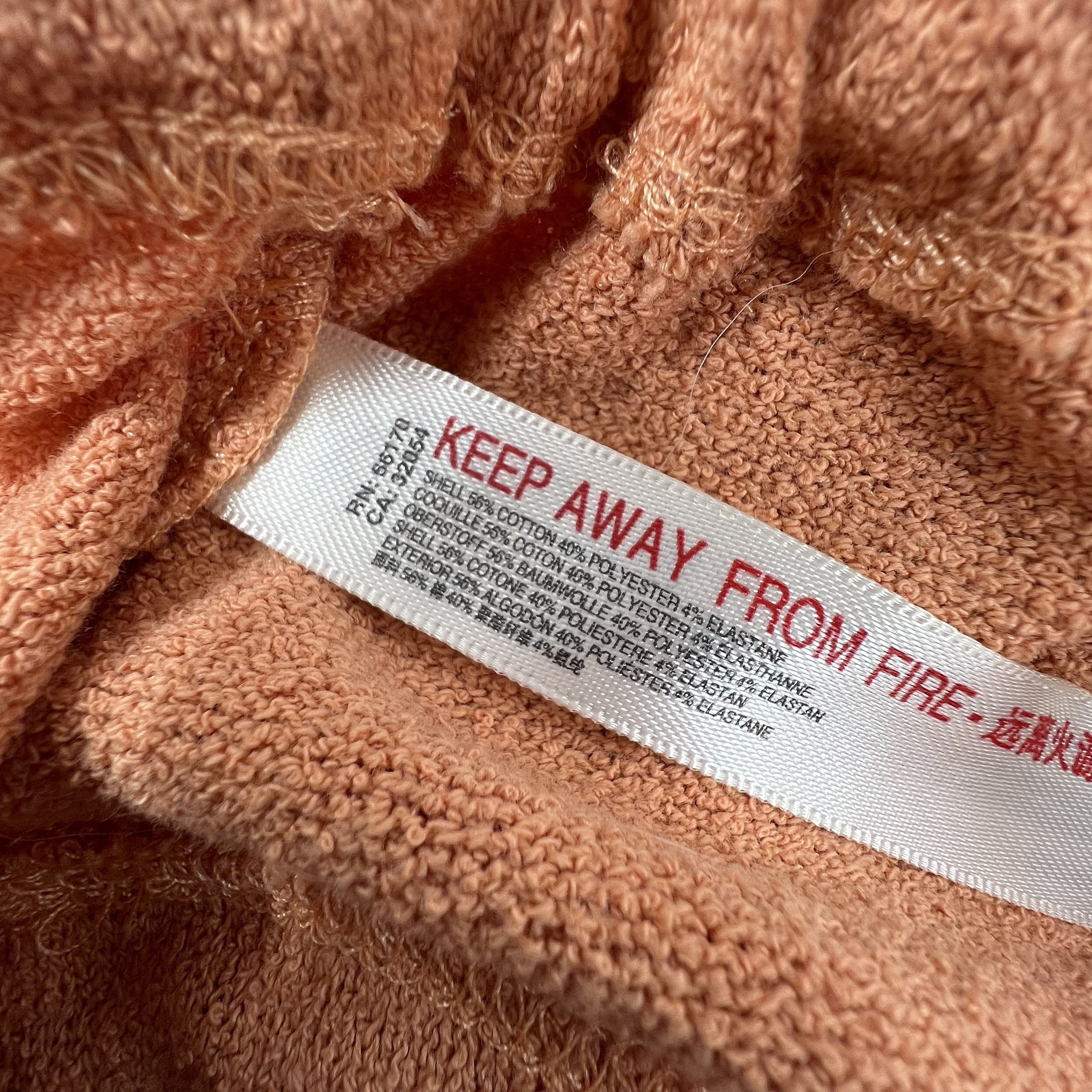 FP Beach Women's Skort Shirt Ace Set Peach Pit Size XL Orange