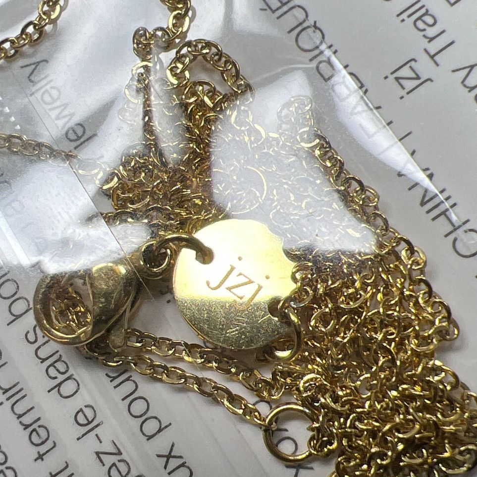 Jennifer Zeuner Star Gold Tone Necklace NWT
