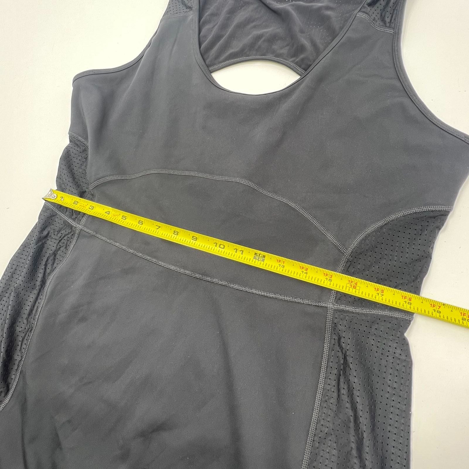 Fabletics Black NWT Motion365+ Open Back Athletic Onesie Romper Women's 4X