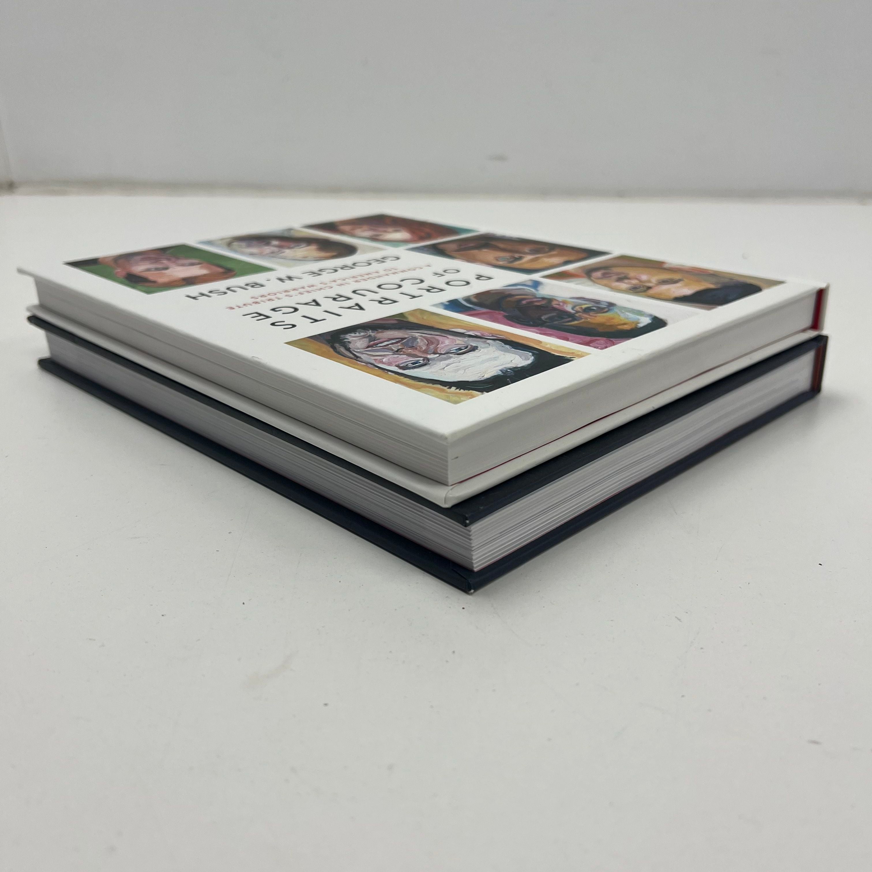 Two George Bush Books Portrait of Courage and Out of Many, One Hardcover