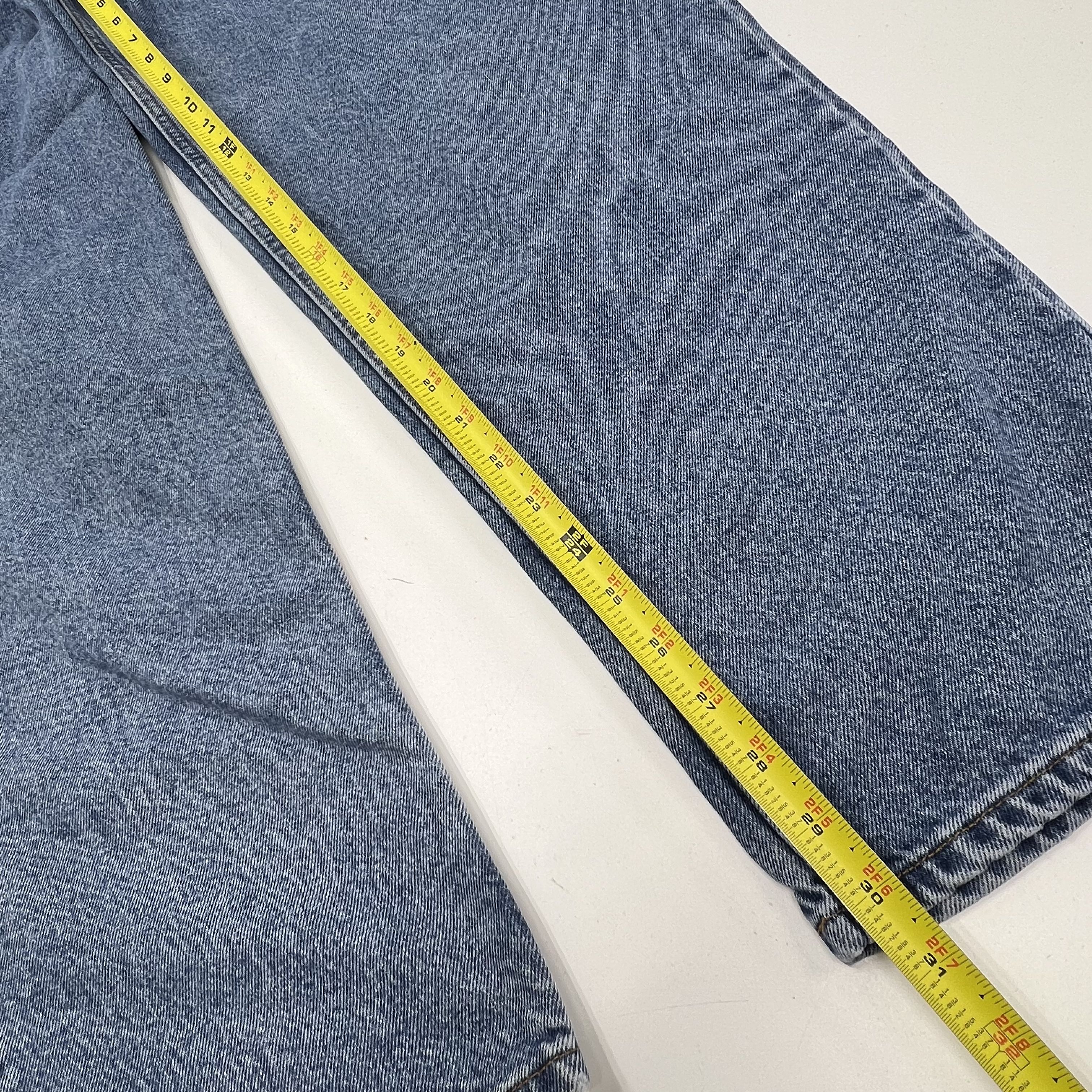 Vintage 90s Calvin Klein Jeans Blue Denim Easy Fit Straight Leg Men's Size 40x32