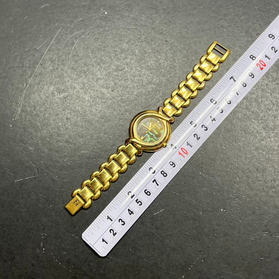 Fendi Gold Plate 700G 001-276 Wristwatch Working New Battery