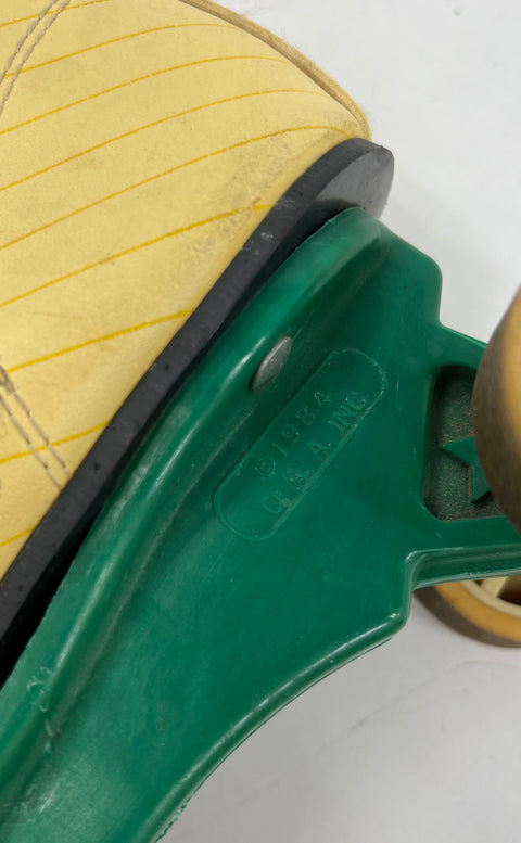 Vintage 80s Cabbage Patch Kids Roller Skates Squirrel Wheels Velcro Sz 3