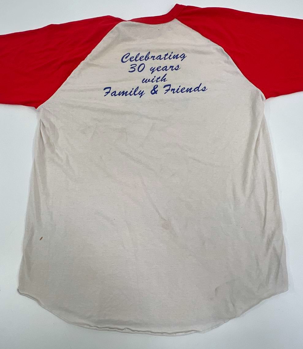 VTG Men's Mixed Brands Grey & White Long Sleeve Shirt Lot of 2 - Size M/L