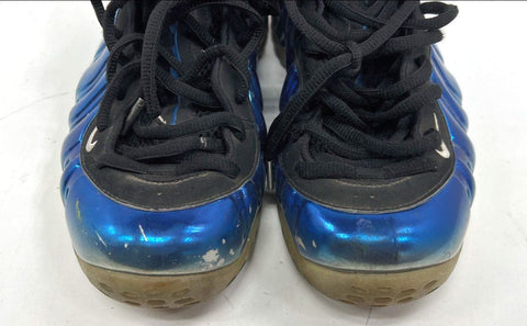 Nike Air Foamposite One Royal Blue Basketball Shoe Size 9 COA