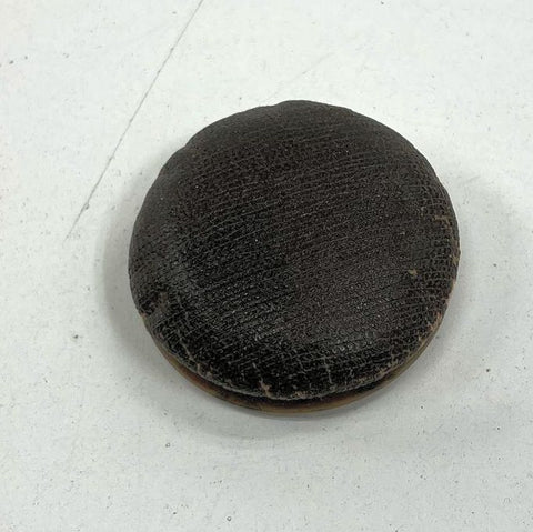 Antique Victorian Romantic Courting Scene Powder Compact Enamel Vanity Case