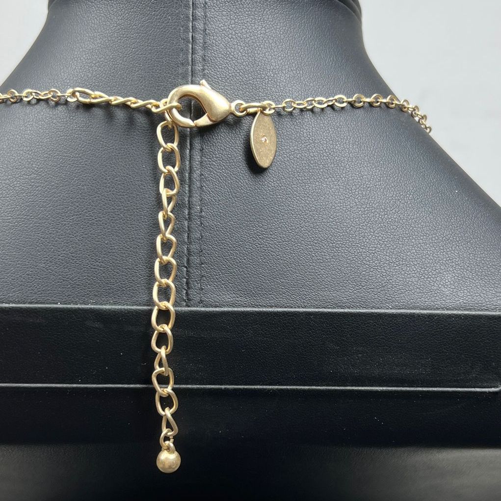 Chico's Gold Tone Tassel Necklace