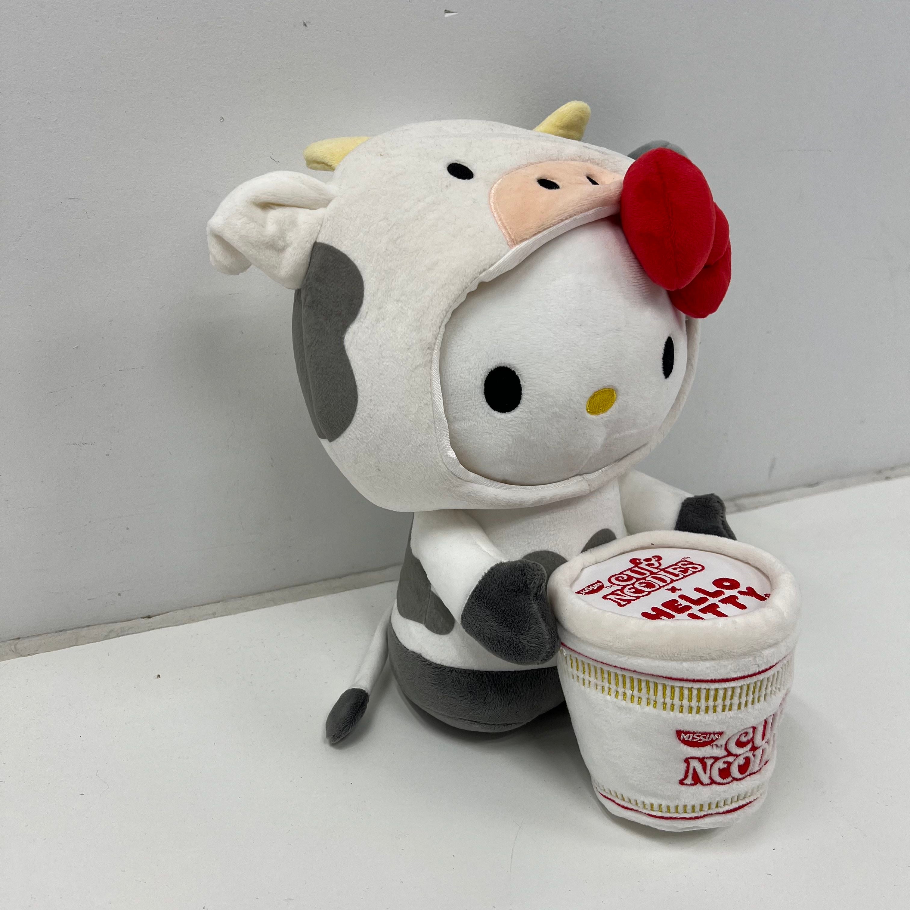 Hello Kitty x Cup Noodle Nissin Beef Kidrobot Sanrio 12" Plush