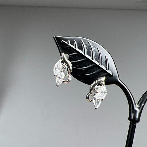 4 Pair Sterling Silver with Stones Earrings 10.1g