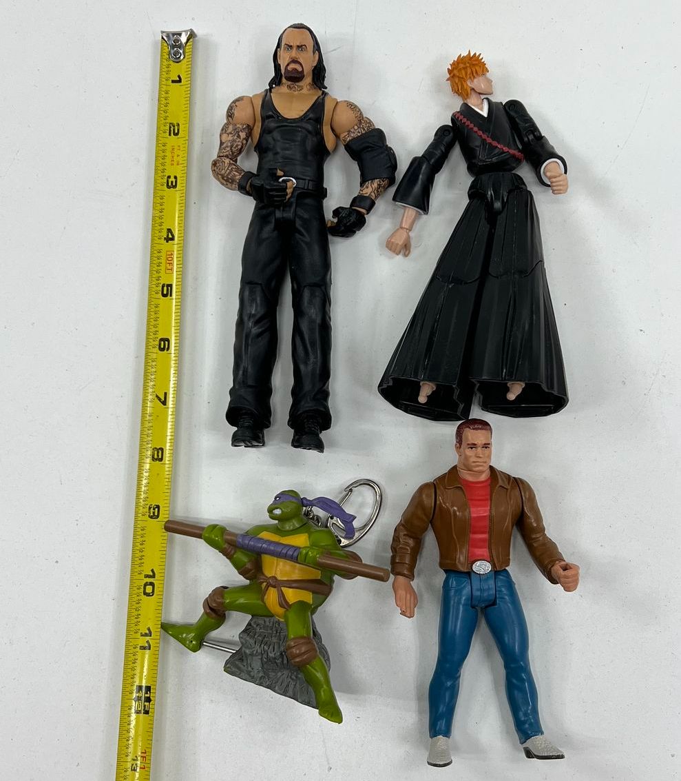 Collectible Mixed Brands Assorted Action Figures Lot Of 5 TMNT Transformers