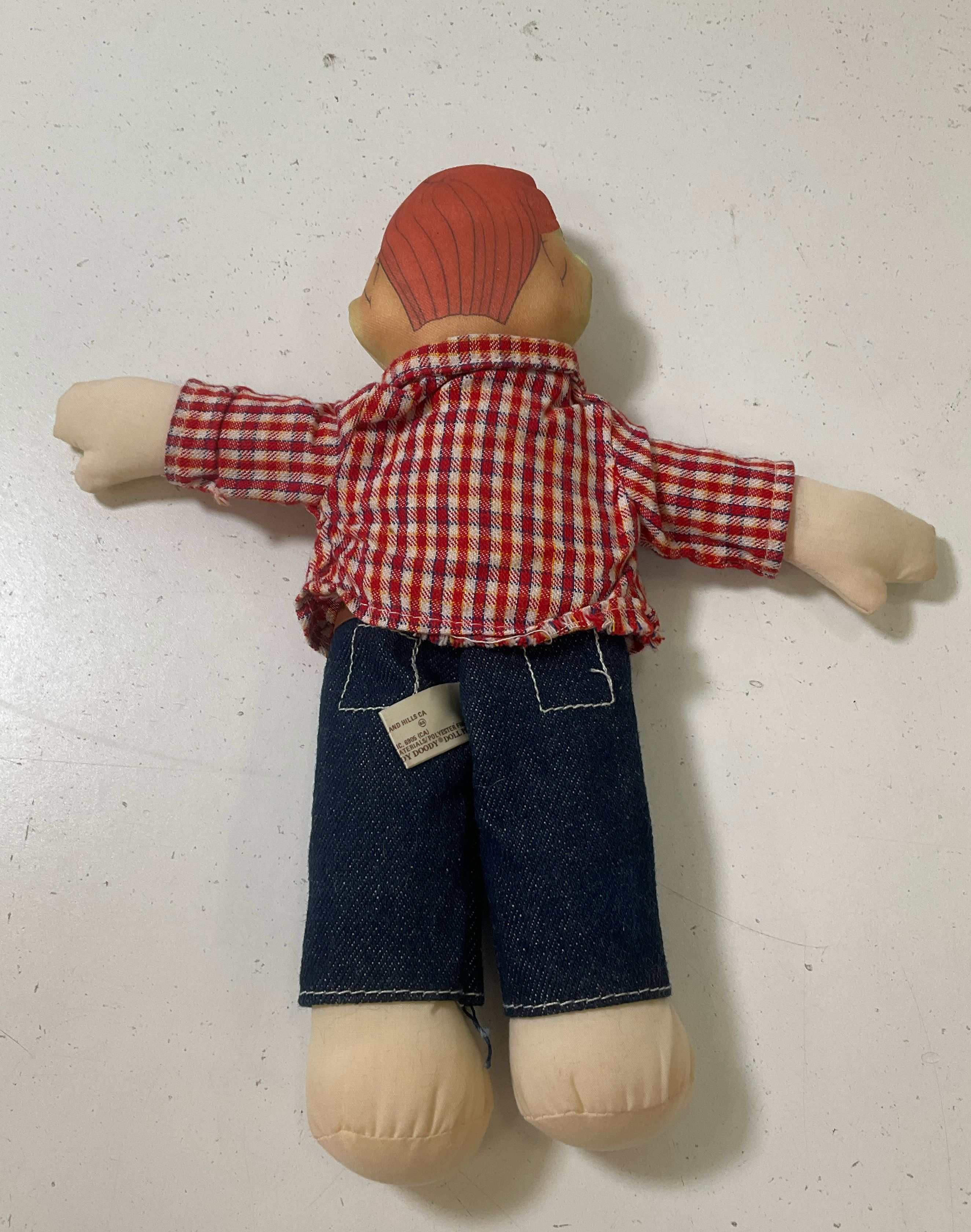 Vintage Plush Applause Howdy Doody Doll & 1950s Dell Comic