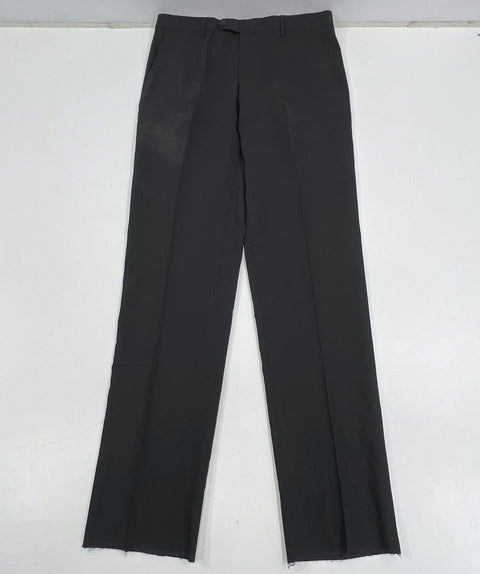 Santorelli John Varvatos Lot of 2 Mens Dress Pants Black Flat Front Size 33 34