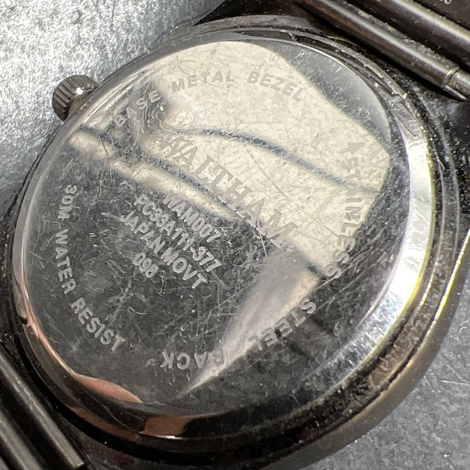 Waltham WAM007 Analog Date Wristwatch New Battery