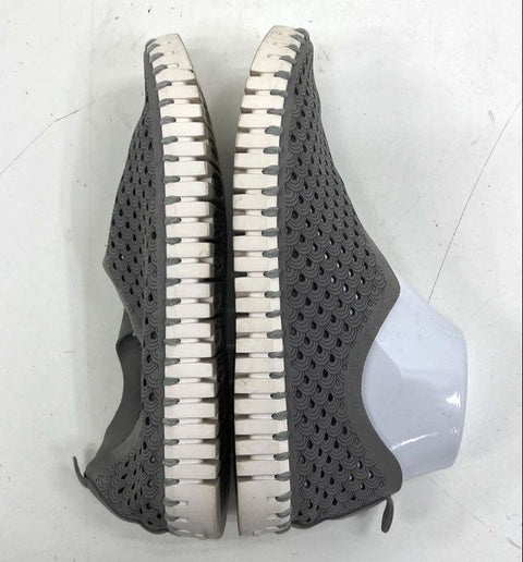 Ilse Jacobsen Tulip Perforated Slip On Loafers Grey Women's Size EU 39