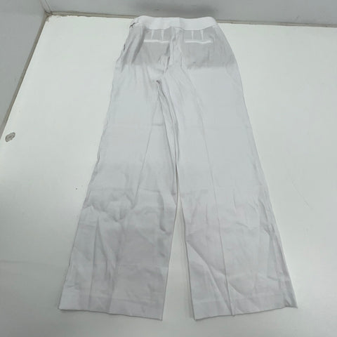 Lot of 2 Talbots NWT Blue Southampton & White Linen Blend Curvy Pants Women's